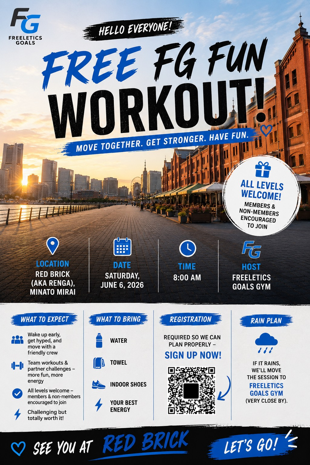 【June 6 】FREE FG FUN WORK OUT