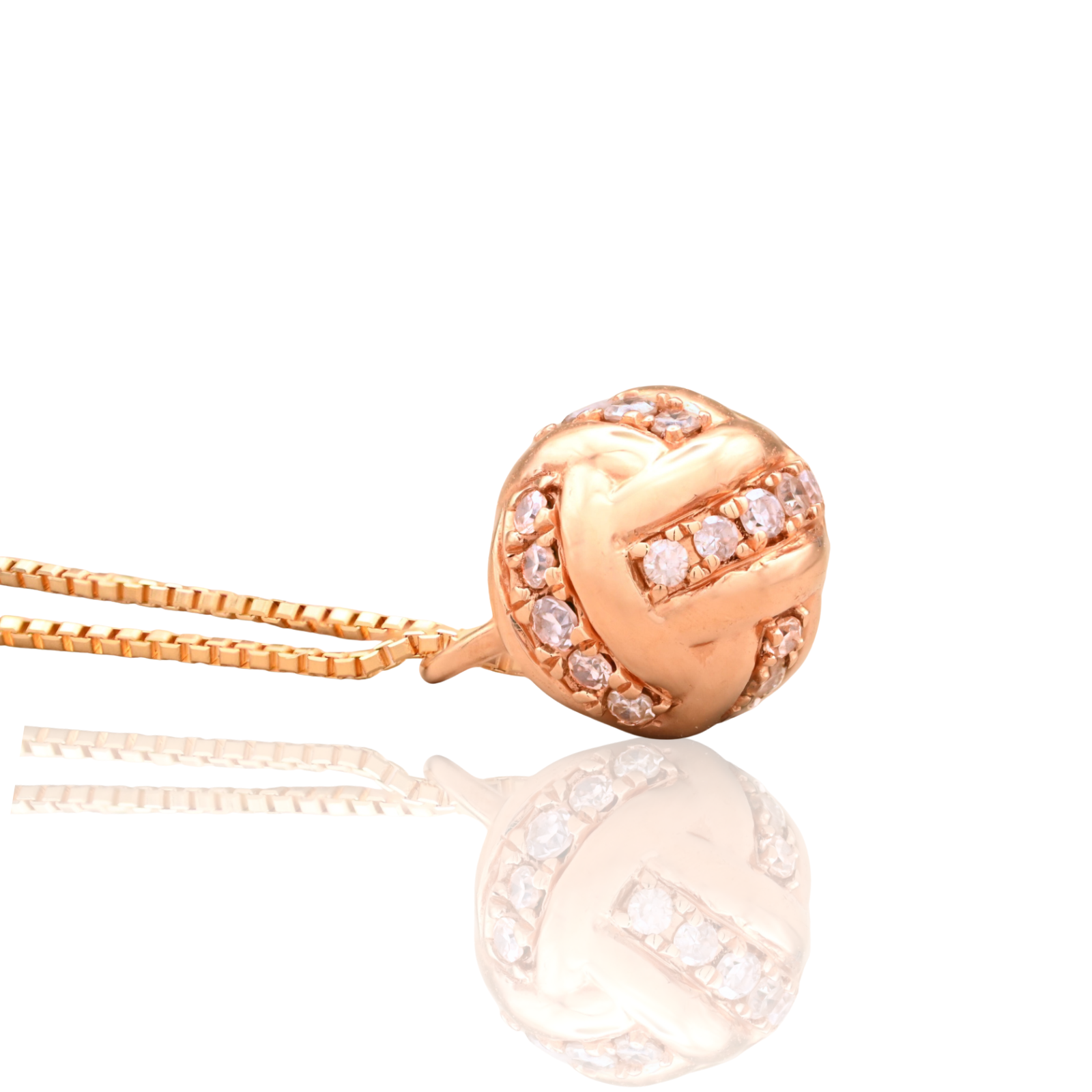 The Ace of Diamonds Volleyball Pendant