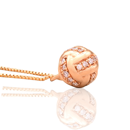 The Ace of Diamonds Volleyball Pendant