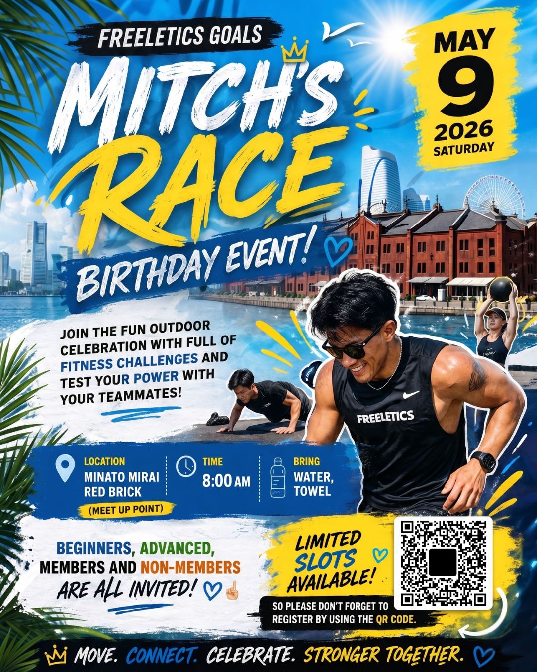 FREELETICS GOALS MITCH'S BIRTHDAY EVENT