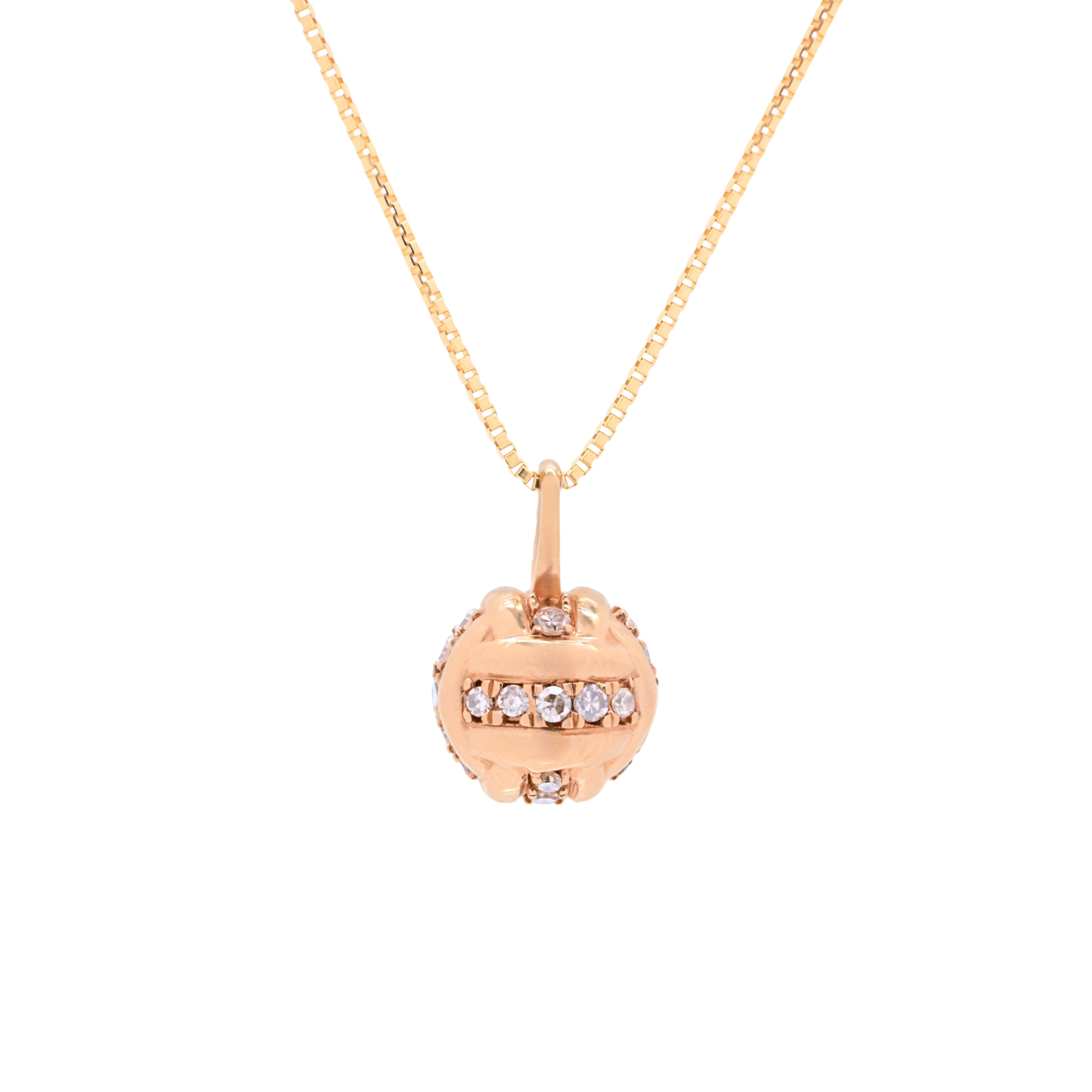 The Ace of Diamonds Volleyball Pendant