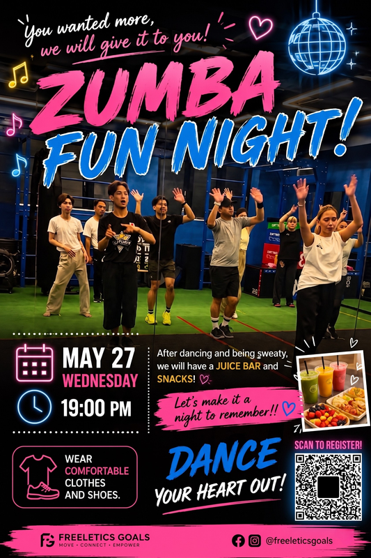 【MAY 27】ZUMBA FUN NIGHT - ZUMBA×HIIT at FREELETICS GOALS GYM